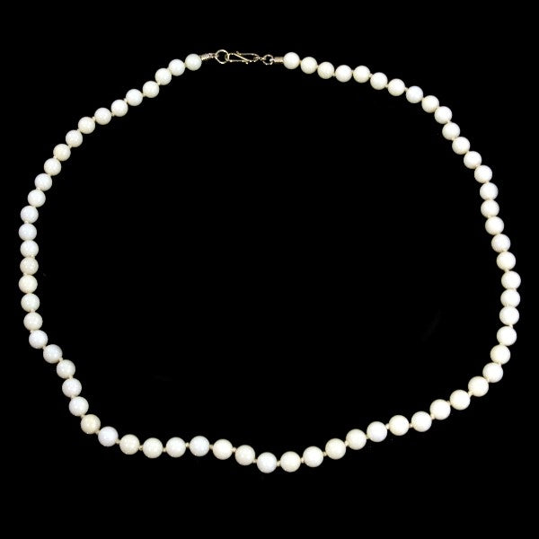 Genuine White Opal Necklace by Bihls Dainty Layering 