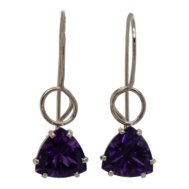 JBG Legacy Amethyst Seaweed Earrings