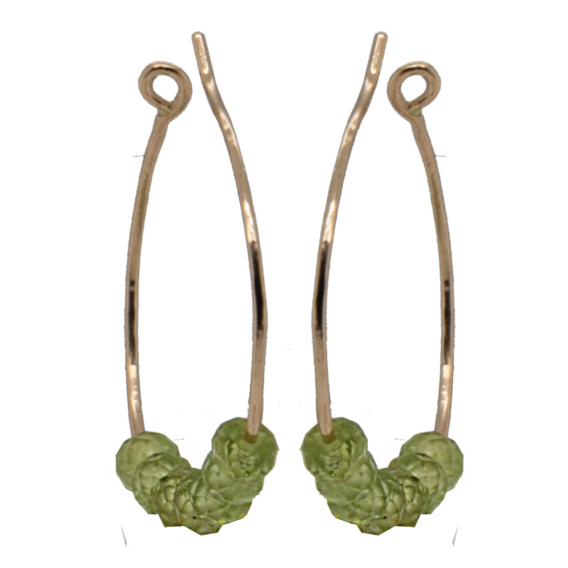 JBG Legacy Peridot Endless Hoop Earrings