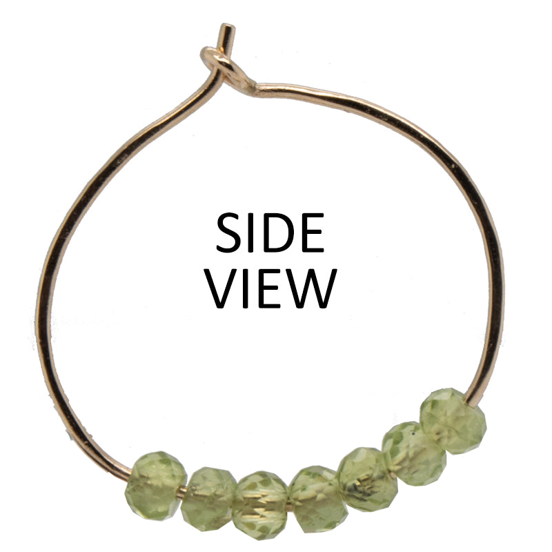 JBG Legacy Peridot Endless Hoop Earrings