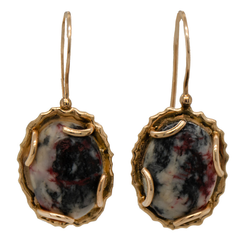 Cinnabar Torch Fusion Earrings