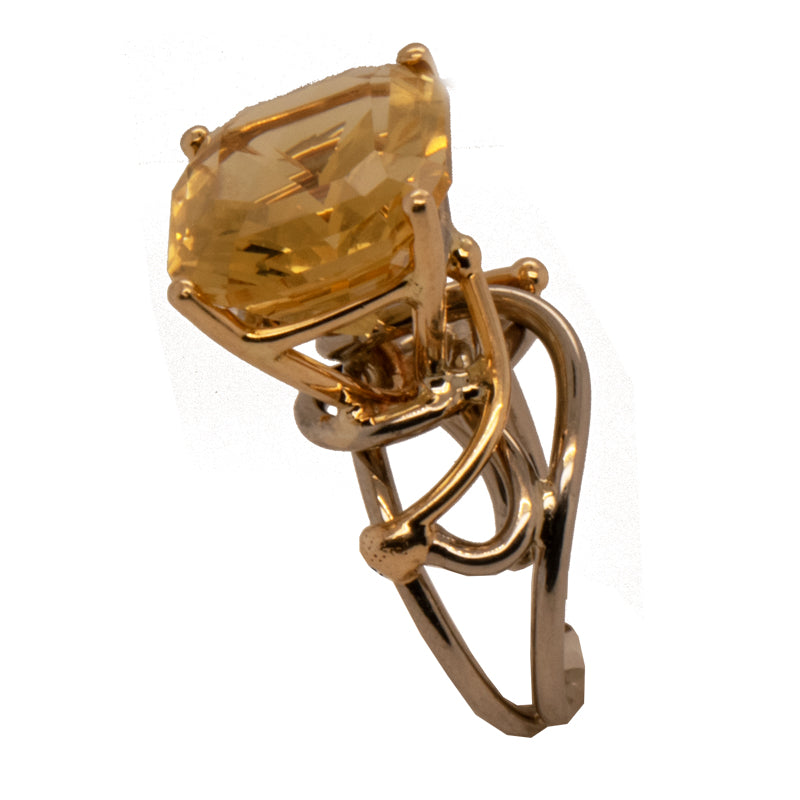 Citrine Seaweed Ring - Gail Kowalski Owned Ring