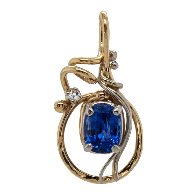 JBG Legacy Sapphire &amp; Diamond Pendant