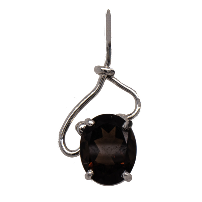 JBG Legacy Smokey Quartz Simple Seaweed Pendant