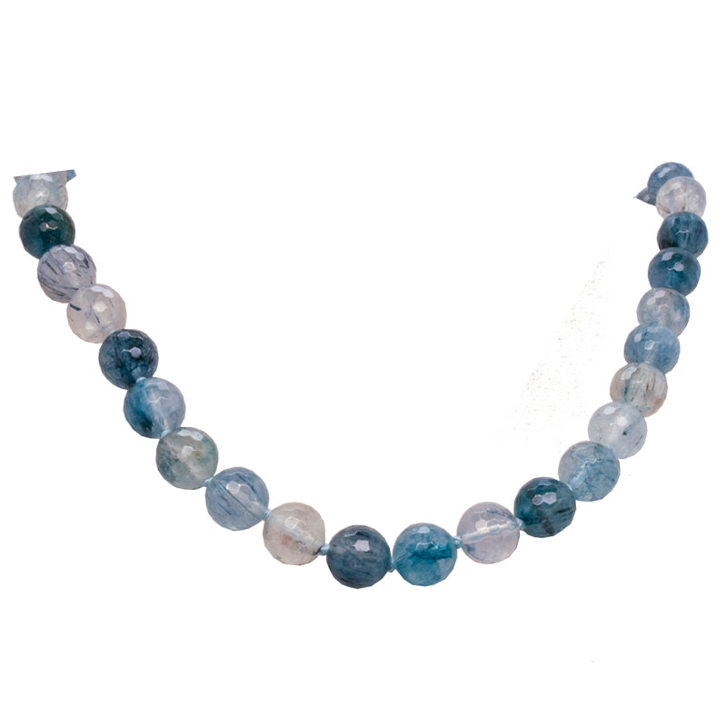 Varigated Color Apatite Bead Necklace