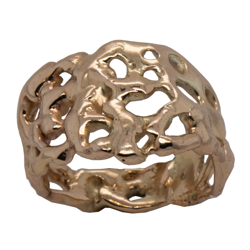 JBG Legacy 14k Yellow Gold Torch Fusion Ring