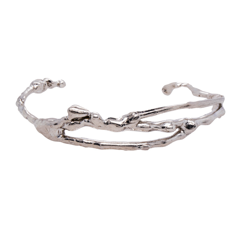 JBG Legacy Sterling Silver &quot;Driftwood&quot; Torch Fusion Bracelet - Gail Kowalski Celebration Item