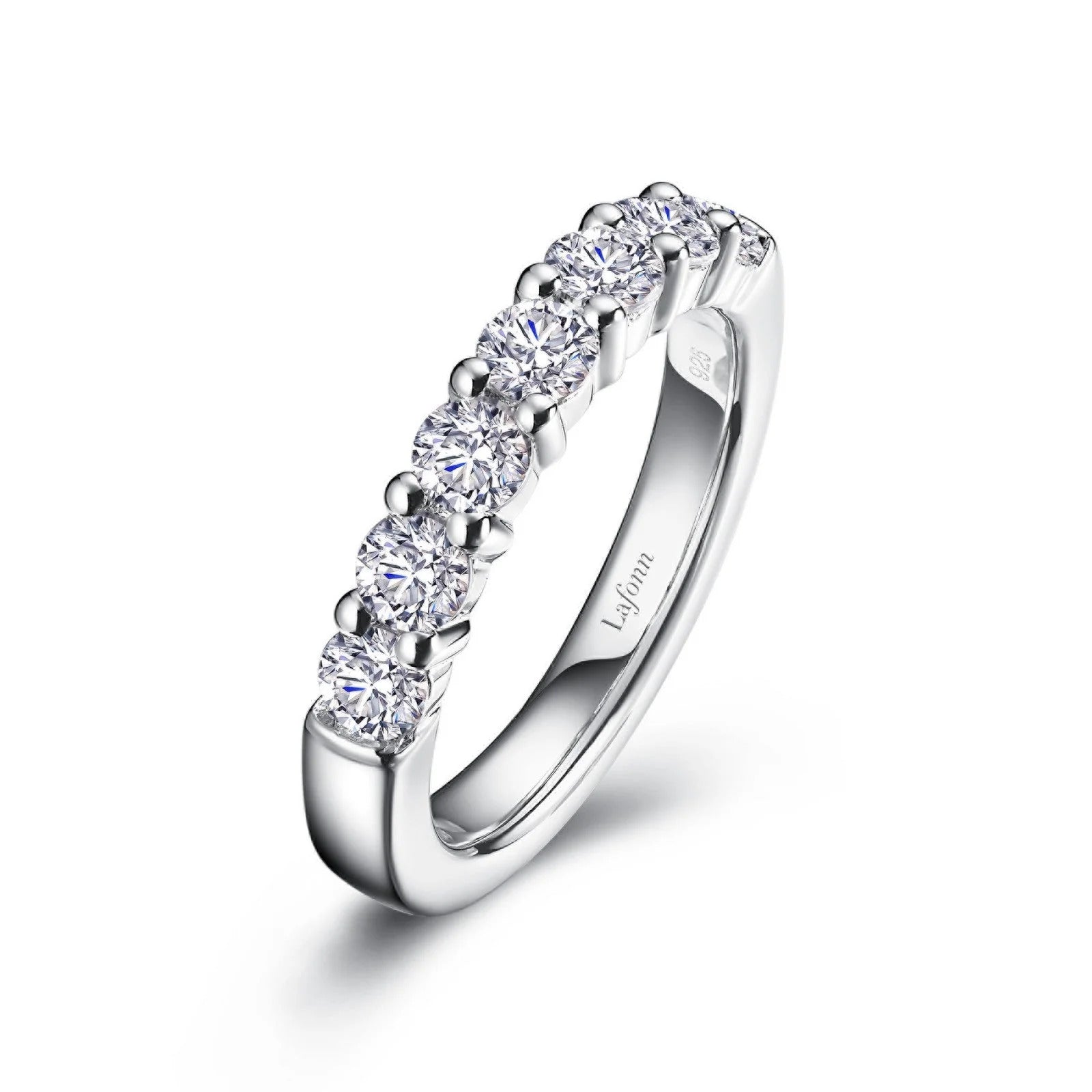 Jewelry By Gail - LaFonn - 1.2 CTW Half-Eternity Band - Front View