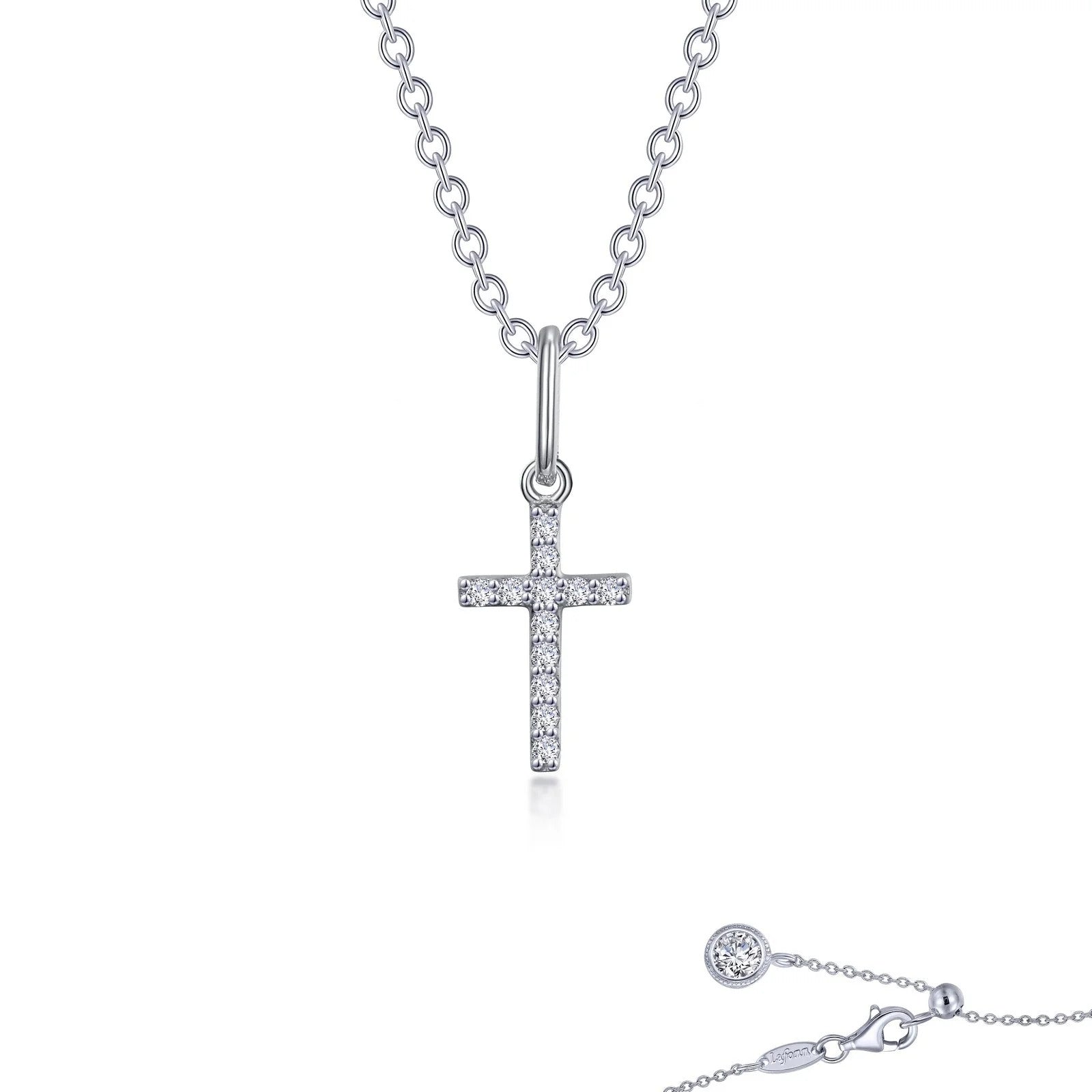 Jewelry By Gail - LaFonn - Mini Cross Necklace - Front View