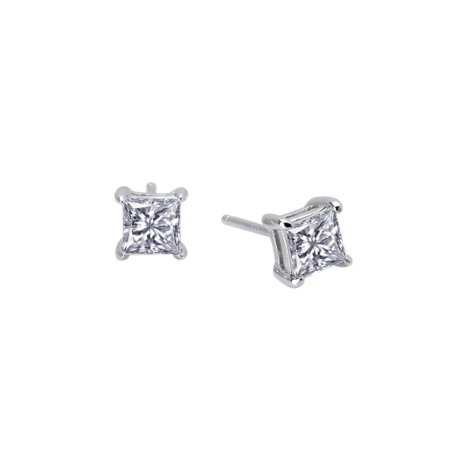 Jewelry By Gail - LaFonn - 1 CTW Solitaire Stud Earrings - Front View