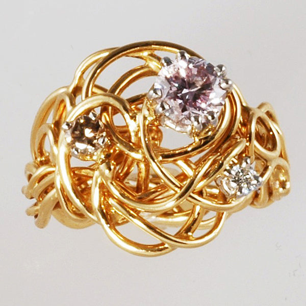 &quot;Blushing Beauty&quot; Pink Diamond Ring