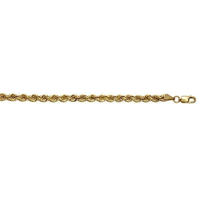 4.8 mm. 20&quot; 14k Rope Chain