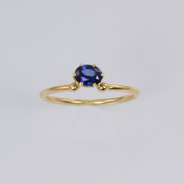 &quot;Velvet and Bubbles&quot; Sapphire Ring