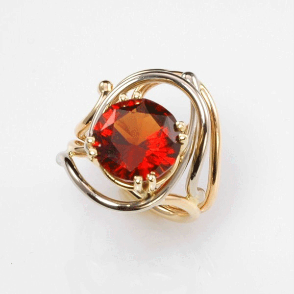 &quot;Orange Majesty&quot; Ring