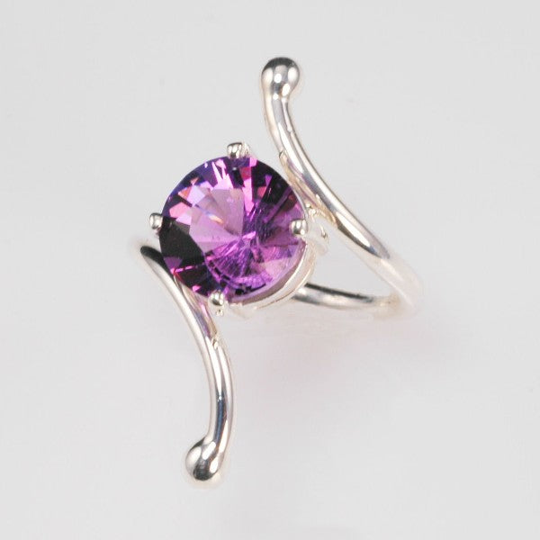 &quot;Bypass&quot; Amethyst Ring