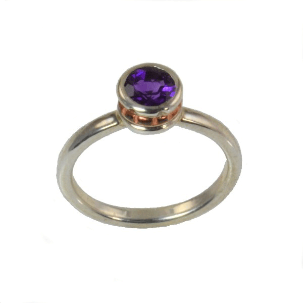 &quot;Crystal Pool&quot; Amethyst Ring