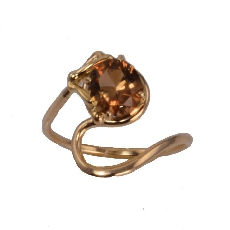 &quot;Tequila Sunrise&quot; Topaz Ring