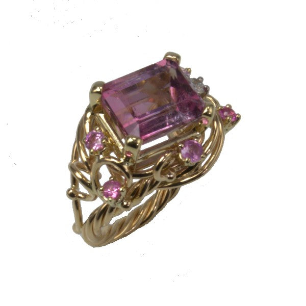 &quot;Pink Royalty&quot; Tourmaline Ring