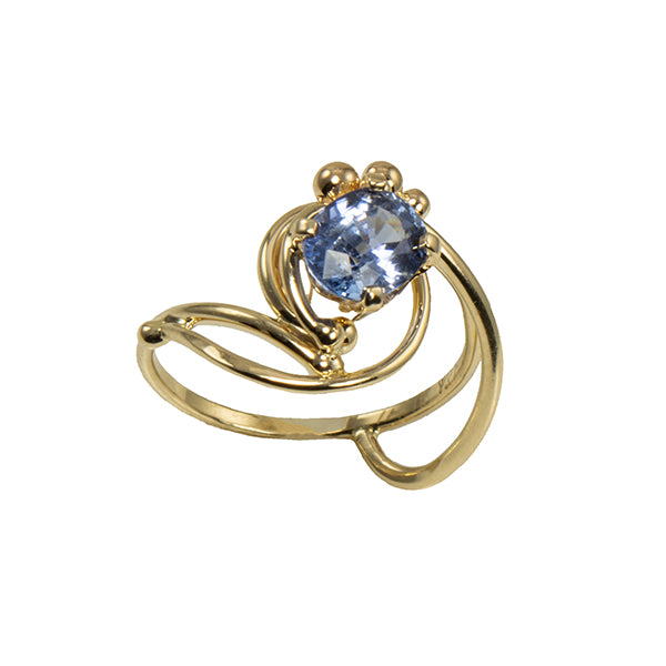 &quot;Vivid and Bright&quot; Ceylon Sapphire Ring