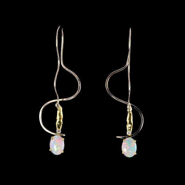 &quot;Over the Rainbow&quot; Opal Earrings