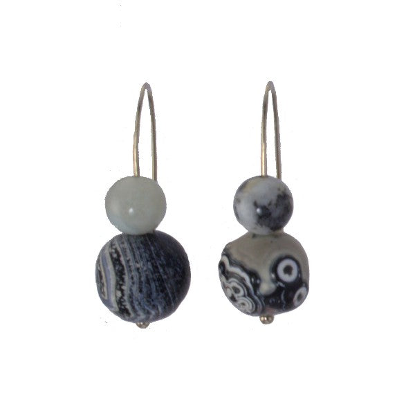 &quot;Agate Plus One&quot; Earrings