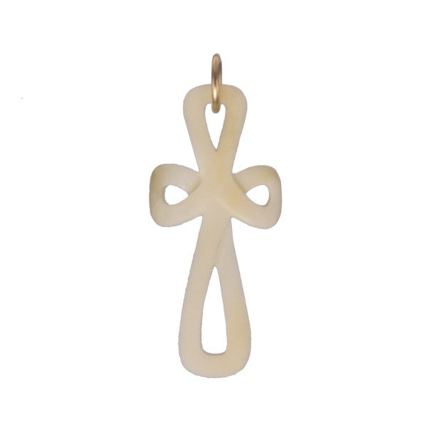 &quot;Celtic Cross&quot; Bone Pendant