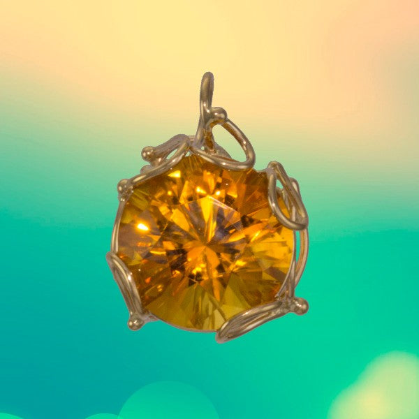 &quot;Sun Goddess&quot; Citrine Pendant