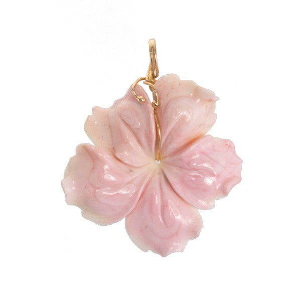 &quot;Pink Conch Petals&quot; Shell Pendant