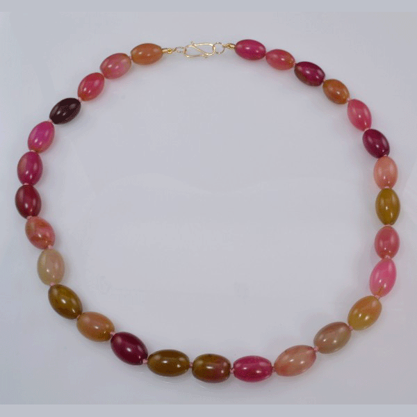 &quot;Very Very Berry&quot; Tourmaline Necklace