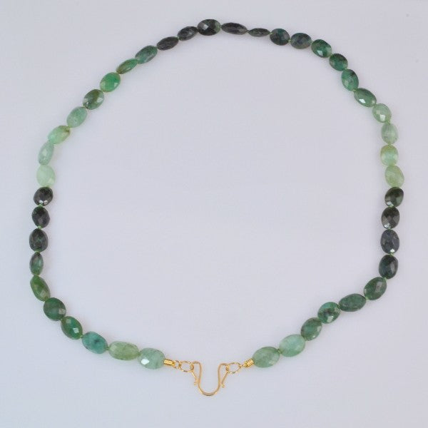 &quot;Green to Green&quot; Emerald Necklace