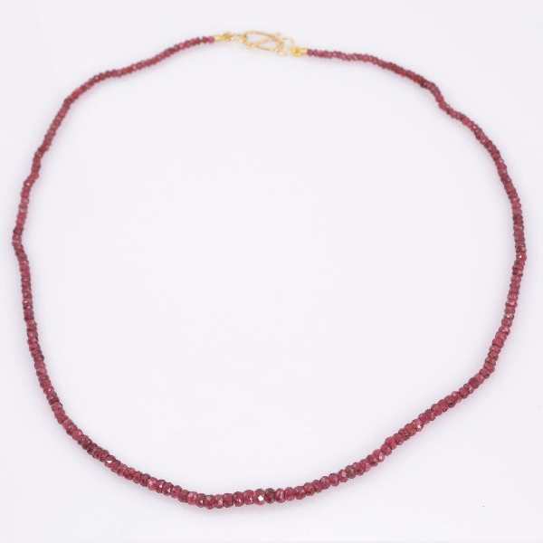 Red Ruby Spinel Necklace