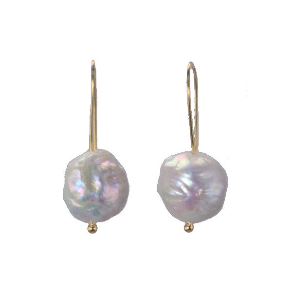Chinese Baroque Pearl Earrings