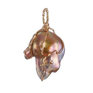 &quot;Jellyfish&quot; Baroque Pearl Pendant