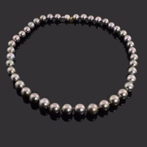 &quot;Silver-Black Elite&quot; Tahitian Pearls