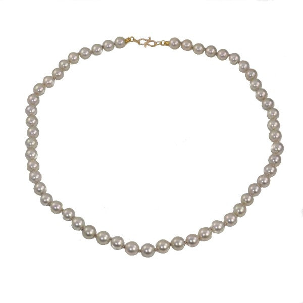 Silver Gray Akoya Pearl Necklace