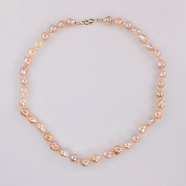 &quot;Pretty in Peach&quot; Pearl Necklace