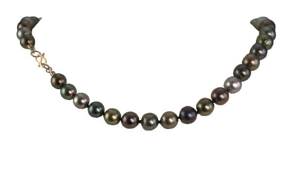 &quot;Tahitian Majesty&quot; Black Tahitian Pearl Necklace