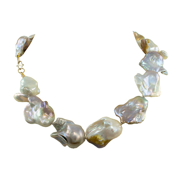 Extra Large Baroque Pearl Necklace