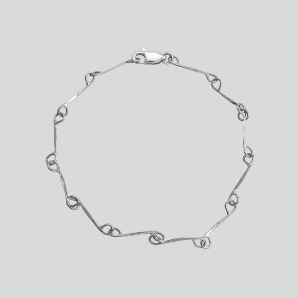 14kpw 7 ½ inch  &quot;Forever Chain&quot; Bracelet