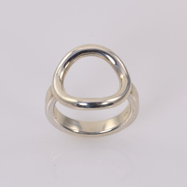 &quot;O&quot; Silver Ring