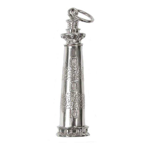 Bodie Island Lighthouse Silver Pendant